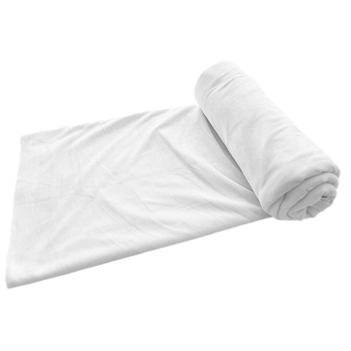 Minky úplet Hladký jednostranný č. 1 biela 1/2 MB