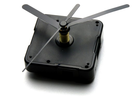 Mechanika SILENT quartz, ručičky ČIERNA, 5,5 cm