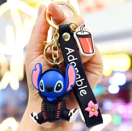 Prívesok na kľúče Medvedík Kabelky Stitch Prívesok na kľúče 3D Tašky na peňaženky Tašky do pása