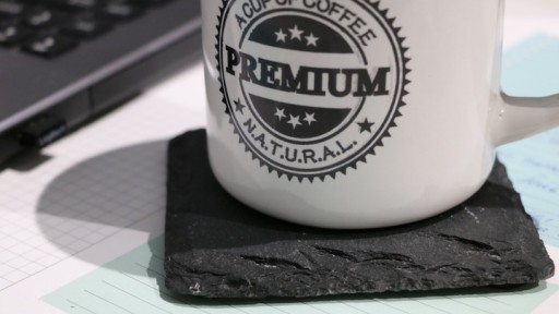 SLITE 10x10 Kamenná podložka pod hrnček