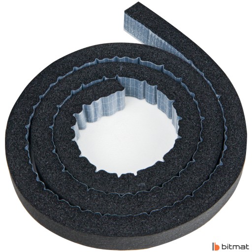 SAMOLEPIACIE TESNENIE NA DVERE, OKNÁ, BRÁNU, GUMU, PENOVÉ gumy, 13 mm, 1 m