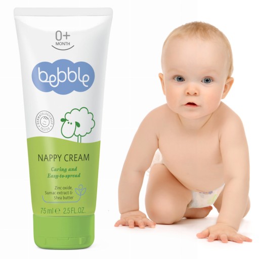 BEBBLE DIAPER DASH KRÉM s oxidom zinočnatým pre dojčatá 75ml