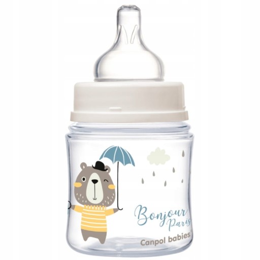 CANPOL Široká antikoliková fľaša 120 ml EasyStart