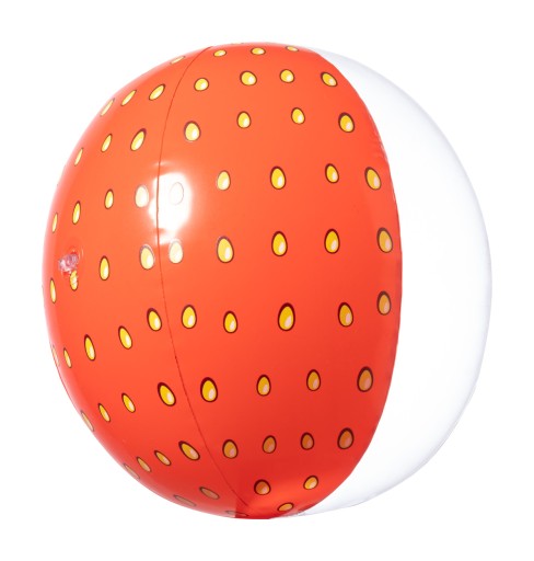 Plážová lopta s ovocnými motívmi, Ø28 cm, oranžová