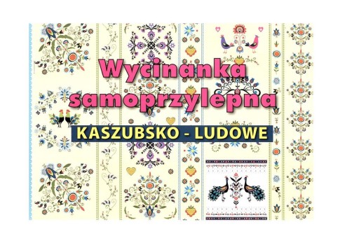 KASHUBIAN-ĽUDOVÝ SAMOLEPIACI VÝREZ, 6 LISTOV A4 KORMORAN