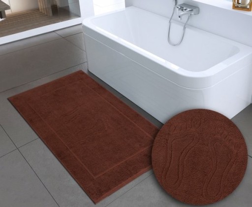 KÚPEĽŇOVÝ UTERÁK NA NOHY YORK 50x70 KÁVA 650g/m2