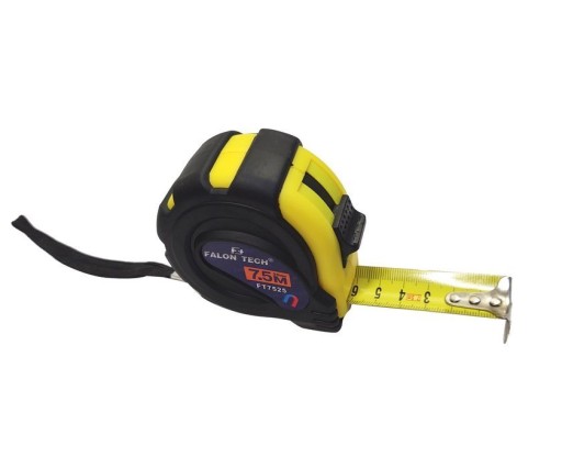 Falon-Tech 7,5 m skladací zvinovací meter kovový zvinovací meter so zámkom PRO