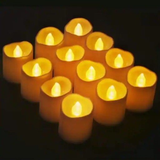 12x LED SVIEČKA, GRANK LAMPA, VLOŽKA DO STOJANU NA ČAJOVOU SVIEČKU, GRADDLE