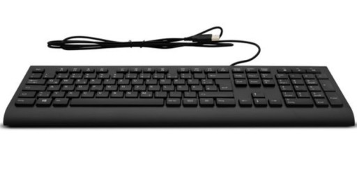 KB313U USB KLÁVESNICA ČIERNA TICHÉ NÍZKE TLAČIDLÁ