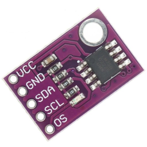 Digitálny snímač teploty LM75A I2C pre ARDUINO ESP STM