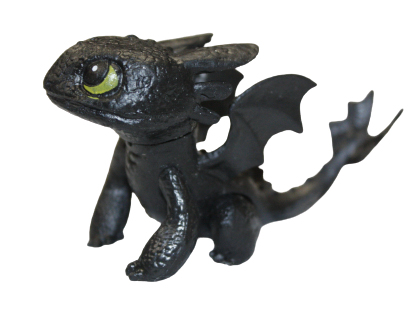 NÁPOJ FIGRÁK ČIERNY DRAK DINOSAUR 8CM EMAJ