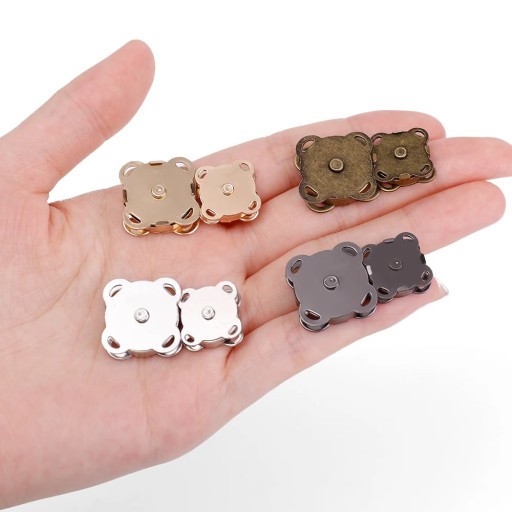 MAGNETICKÉ ZAPÍNANIE NA SAMOŠITIE 18MM STRIEBORNÉ