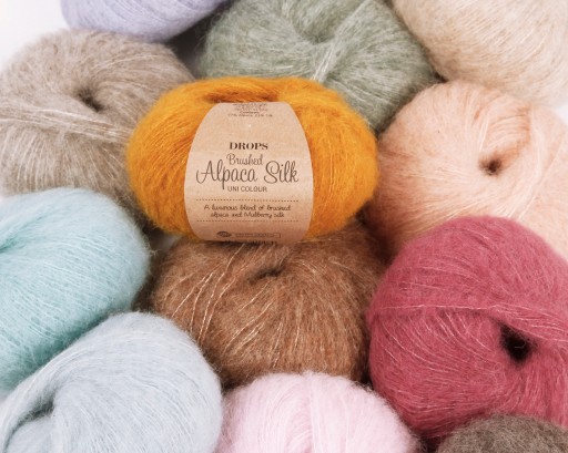 Drops Brushed Alpaca Silk lesný zelený hodváb (11)
