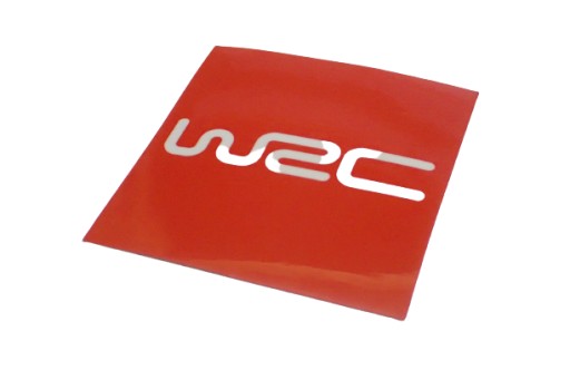NÁLEPKA WRC NÁLEPKA 5 x 5 cm