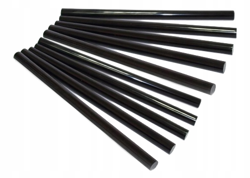 NÁPLŇOVÉ LEPIDLÁ HORÚCA PIŠTOĽ čierna 8mm x20cm tenká 10ks