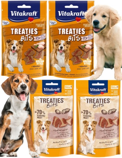 Vitakraft Treaties Bits 120g s kuracím mäsom