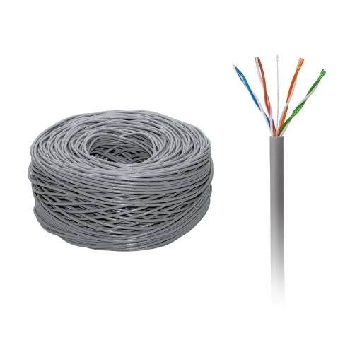 SIEŤOVÝ KÁBEL KRÚBENÝ PÁR UTP 4x2/0,5CCA 1 meter