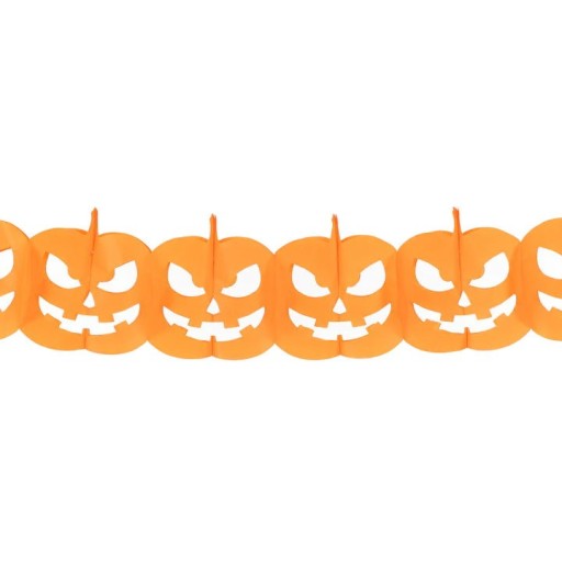 VANEC PANAN HALLOWEEN TEKVICE ORANŽOVÉ OZDOBY OZDOBY 170 cm