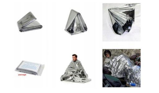 Termálna záchranná deka 210x160cm Fóliový Survival EDC Survival camp