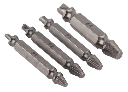 VYSÁVAČ NA PORUŠENÉ SKRUTKY 4 ks. 6 10 12 14 mm