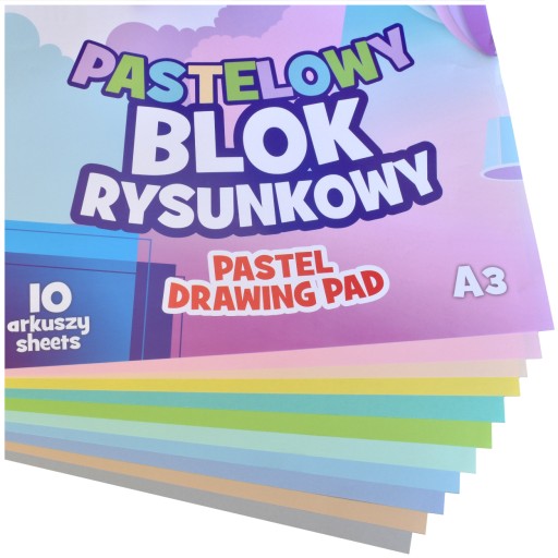 Technický blok A3/10, pastel Astra, 170g