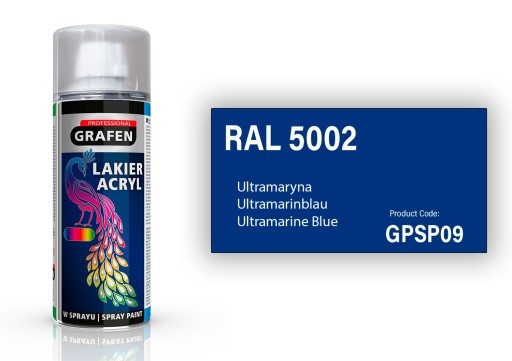 AKRYLOVÝ LAK V SPREJ ULTRAMARYNA RAL 5002