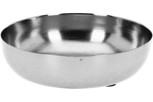 Kovová miska 14 cm strieborná