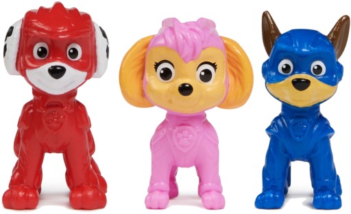 PAW PATROL THE MIGHTY MOVIE SKVELÁ FILMOVÁ SÚPRAVA 3 POSTAVIEK CHASE SKYE MARSHALL