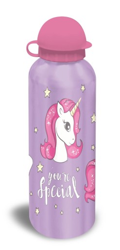 Hliníková fľaša na vodu, detská fľaša KIDS Euroswan Unicorn Unicorn 500ml