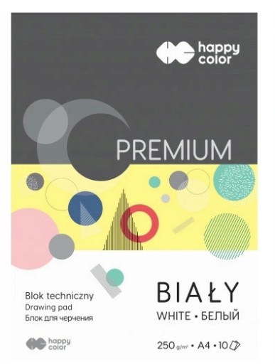 Technická podložka A4, biela, 10 listov