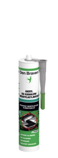 Den Braven AKRYLÁTOVÝ TESNENIE VETRACIE ŠEDÝ 300ml