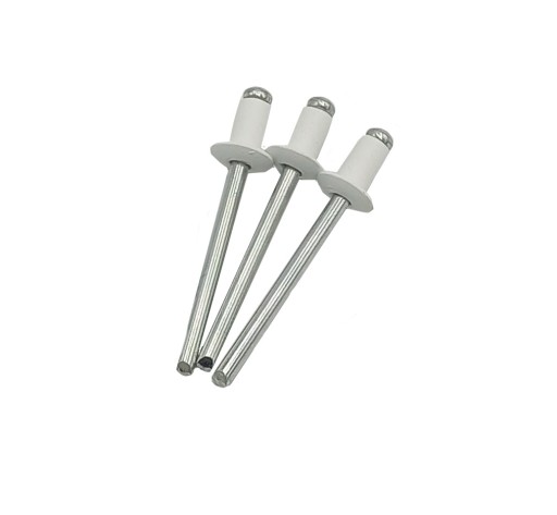 Trhacie nity al/st 4,8x8 biela RAL 9016 100 ks