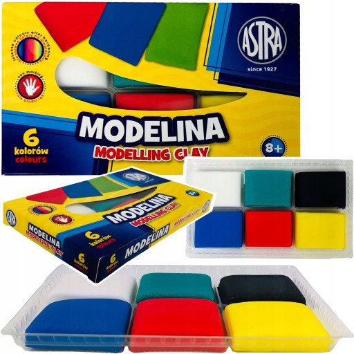 ASTRA modelovacia hmota 6 farieb ORIGINÁL