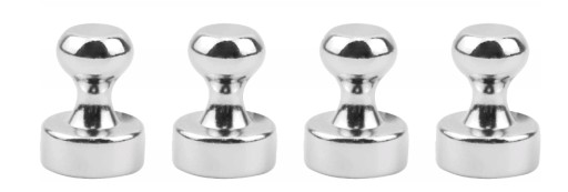 Magnety na tabuľu, chladničku - 12x16 mm, 8 ks.