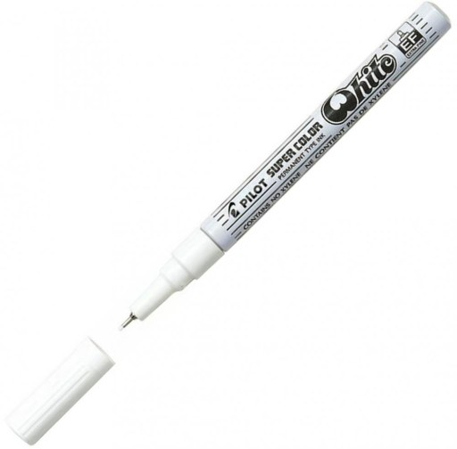 PILOT Popisovač olejový 0,5 mm biely popisovač