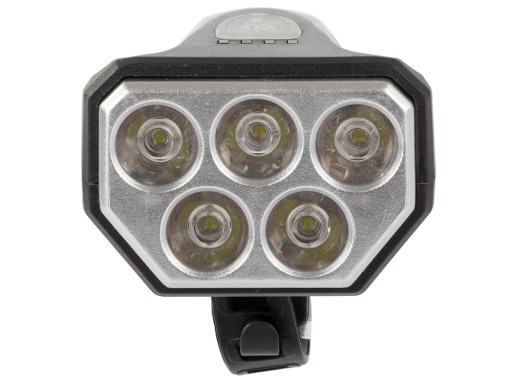 CYKLISTICKÁ LAMPA PREDNÁ 5 LED USB NA BICYKEL