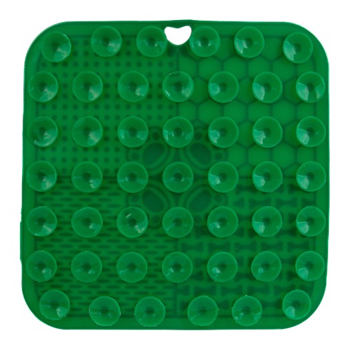 Tácka LIZOVACIA PODLOŽKA pre psov 20x20cm ANTISTRESOVÁ veľká XL ZELENÁ