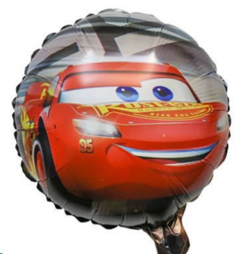 Autá Autá okrúhly fóliový balón 45 cm Narodeniny