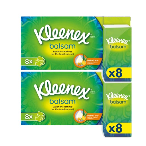 KLEENEX Balzamové vreckovky 2x 8 ks