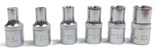 YATO - SADA ZÁSUVEK TORX 1/4'' E4-E10