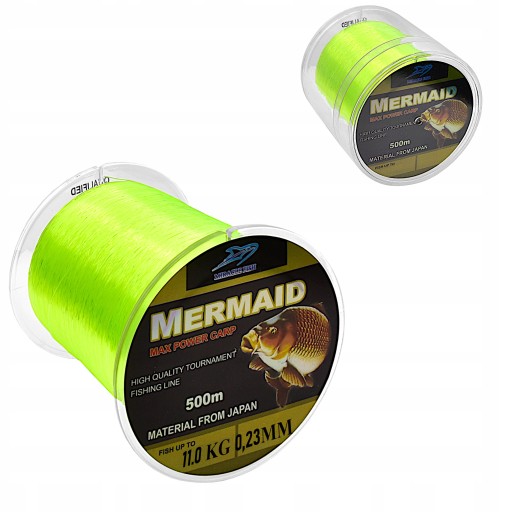 Vlasec na lov morských panen 0,23 mm / 11 kg / 500 m
