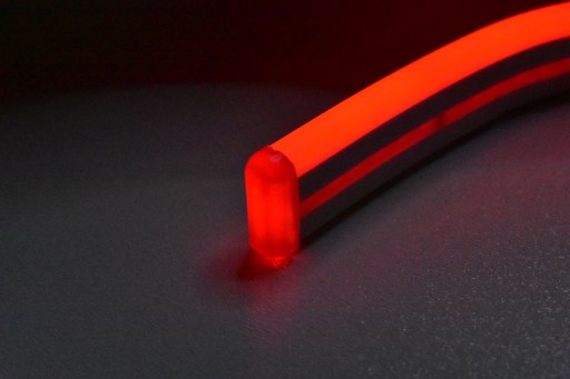 LED neónová modrá 12V FLEX 6x12 mm IP67 - 1 meter