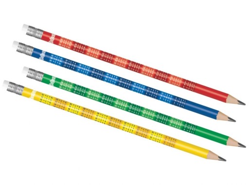 CERUŽKA S MULTIPLIKAČNOU TABUĽKOU COLORINO ČERVENÁ