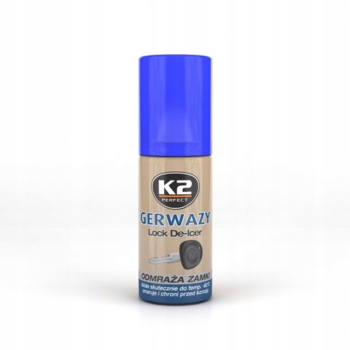 K2 GERWAZY ROZMRAZOVAČ ZÁMKU -60 STUPŇOV 50ml