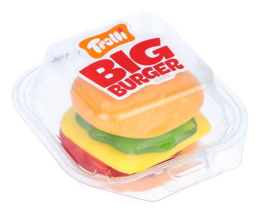 TROLLI BIG Burger Hamburgery ovocné želé 50g DE