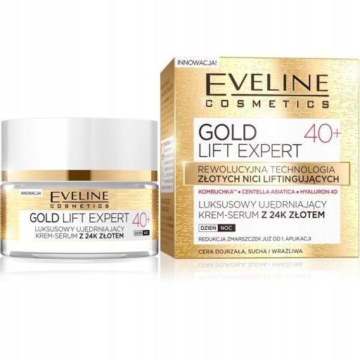 EVELINE GOLD LIFT EXPERT KRÉM 40+ DEN/NOC 50ml