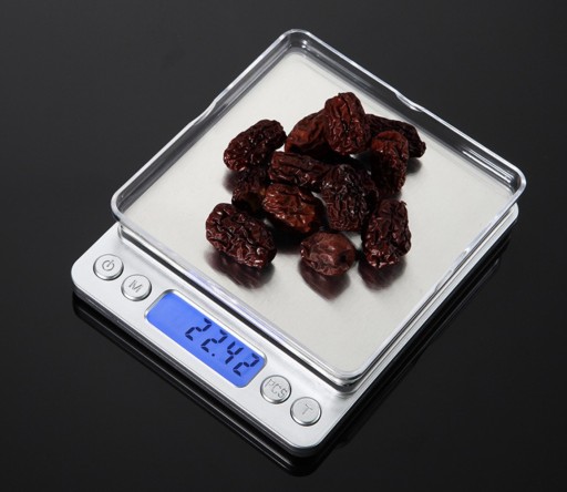 Elektronická presná kuchynská váha 500 g 0,5 kg 0,01 g LCD displej