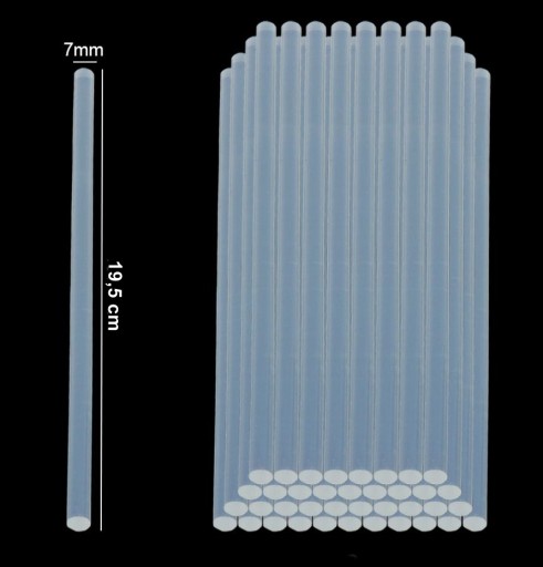 Lepiaca pištoľ 7 mm, 10 kusov