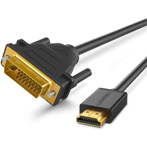 UGREEN KÁBLOVÝ ROZBOČ DVI 24+1 PIN MUŽE-HDMI MALE ADAPTÉR FHD 60Hz 1,5M