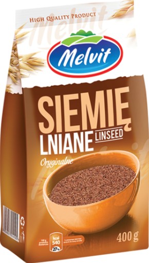 Ľanové semienko 400g Melvit